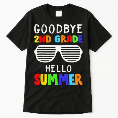 Goodbye 2nd Grade Hello Summer Last Day Of School Tall T-Shirt