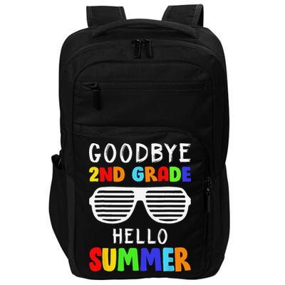 Goodbye 2nd Grade Hello Summer Last Day Of School Impact Tech Backpack