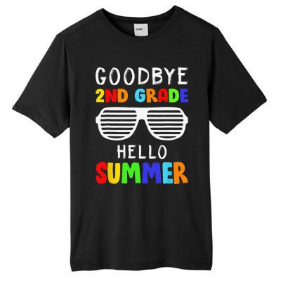 Goodbye 2nd Grade Hello Summer Last Day Of School Tall Fusion ChromaSoft Performance T-Shirt