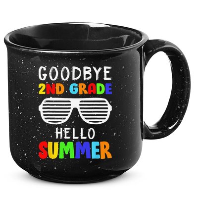 Goodbye 2nd Grade Hello Summer Last Day Of School 15oz Campfire Ceramic Mug