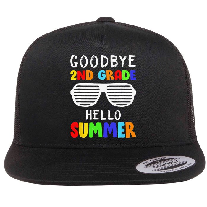 Goodbye 2nd Grade Hello Summer Last Day Of School Flatbill Hat