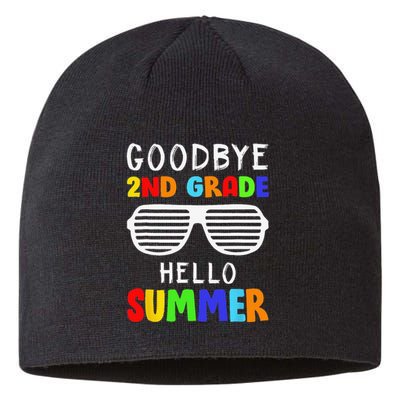 Goodbye 2nd Grade Hello Summer Last Day Of School Sustainable Beanie