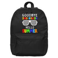 Goodbye 2nd Grade Hello Summer Last Day Of School 16 in Basic Backpack
