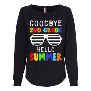 Goodbye 2nd Grade Hello Summer Last Day Of School Womens California Wash Sweatshirt