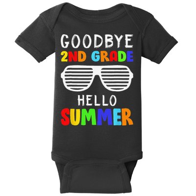 Goodbye 2nd Grade Hello Summer Last Day Of School Baby Bodysuit