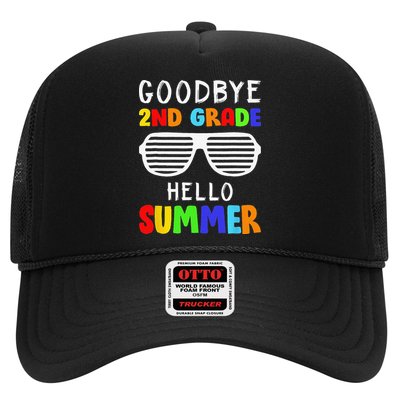 Goodbye 2nd Grade Hello Summer Last Day Of School Trucker Hat