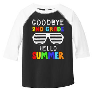 Goodbye 2nd Grade Hello Summer Last Day Of School Toddler Fine Jersey T-Shirt