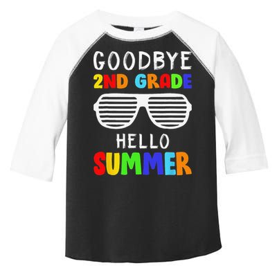 Goodbye 2nd Grade Hello Summer Last Day Of School Toddler Fine Jersey T-Shirt