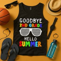 Goodbye 2nd Grade Hello Summer Last Day Of School Tank Top