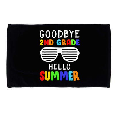 Goodbye 2nd Grade Hello Summer Last Day Of School Microfiber Hand Towel