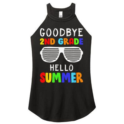 Goodbye 2nd Grade Hello Summer Last Day Of School Women's Perfect Tri Rocker Tank