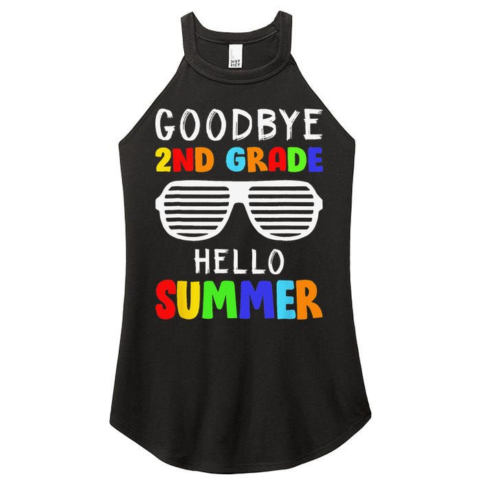 Goodbye 2nd Grade Hello Summer Last Day Of School Women's Perfect Tri Rocker Tank