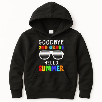 Goodbye 2nd Grade Hello Summer Last Day Of School Kids Hoodie