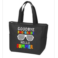 Goodbye 2nd Grade Hello Summer Last Day Of School Zip Tote Bag
