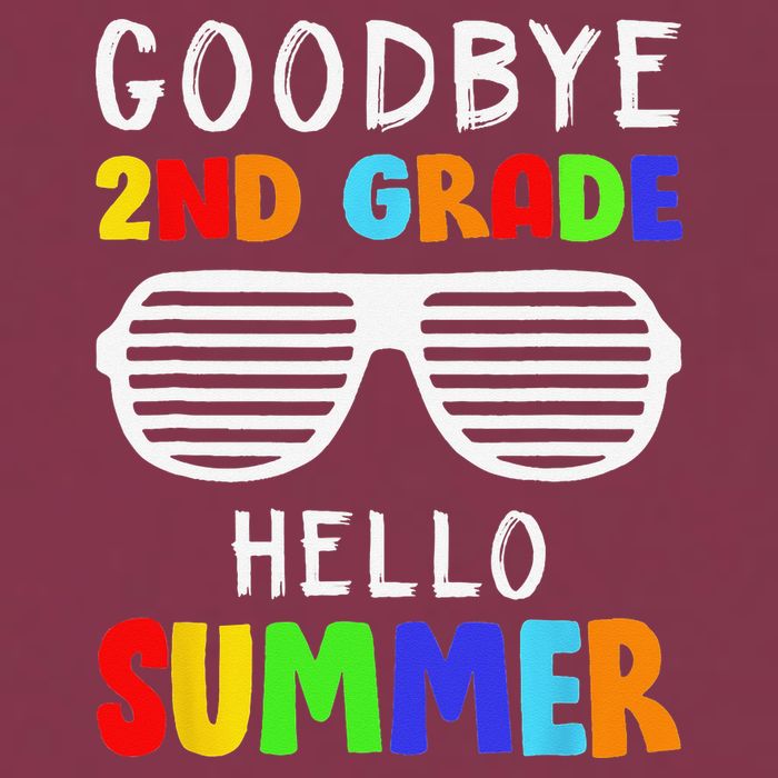 Goodbye 2nd Grade Hello Summer Last Day Of School 16oz Travel Tumbler