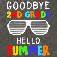 Goodbye 2nd Grade Hello Summer Last Day Of School Cotton Canvas Backpack