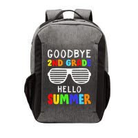 Goodbye 2nd Grade Hello Summer Last Day Of School Vector Backpack