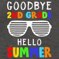 Goodbye 2nd Grade Hello Summer Last Day Of School Vector Backpack