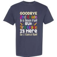 Goodbye 2nd Grade Hello 3rd Grade Back To Shcool Outfit Garment-Dyed Heavyweight T-Shirt