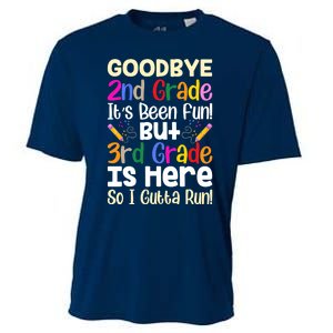 Goodbye 2nd Grade Hello 3rd Grade Back To Shcool Outfit Cooling Performance Crew T-Shirt