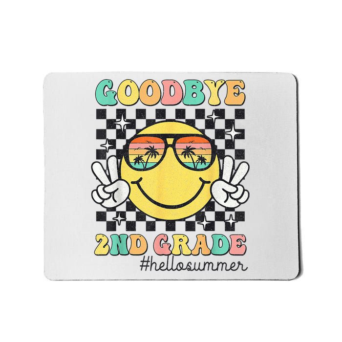 Goodbye 2nd Grade Hello Summer Last Day Of School Student  Mousepad