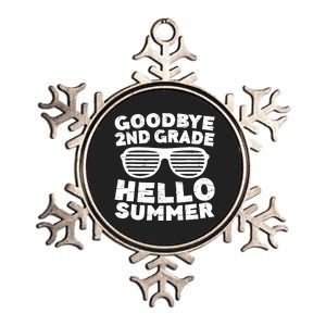 Goodbye 2nd Grade Hello Summer Second Grade Graduate Metallic Star Ornament