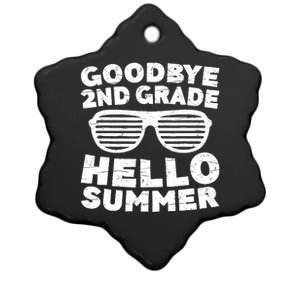 Goodbye 2nd Grade Hello Summer Second Grade Graduate Ceramic Star Ornament