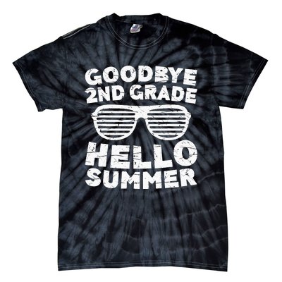 Goodbye 2nd Grade Hello Summer Second Grade Graduate Tie-Dye T-Shirt