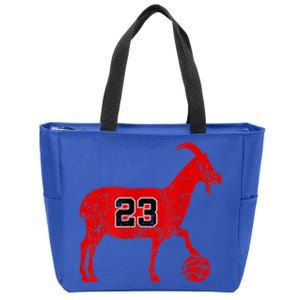 Goat 23 Gift / Cool Gift Funny Basketball Gift Zip Tote Bag