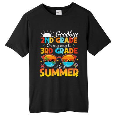 Goodbye 2nd Grade Graduation To 3rd Grade Hello Summer Tall Fusion ChromaSoft Performance T-Shirt