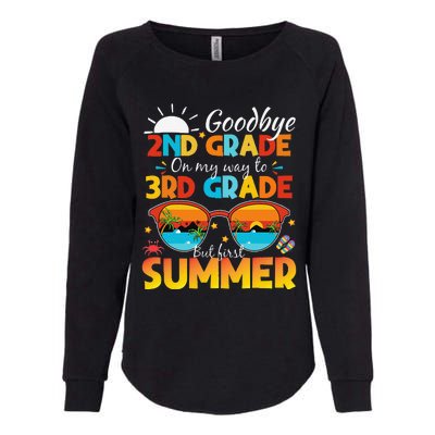 Goodbye 2nd Grade Graduation To 3rd Grade Hello Summer Womens California Wash Sweatshirt