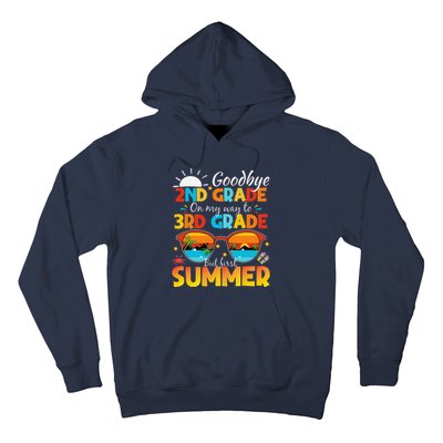 Goodbye 2nd Grade Graduation To 3rd Grade Hello Summer Hoodie