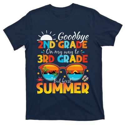 Goodbye 2nd Grade Graduation To 3rd Grade Hello Summer T-Shirt