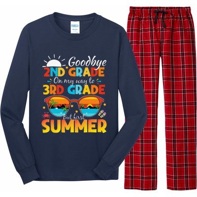 Goodbye 2nd Grade Graduation To 3rd Grade Hello Summer Long Sleeve Pajama Set