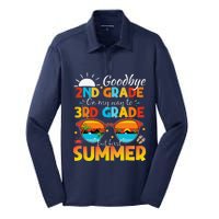 Goodbye 2nd Grade Graduation To 3rd Grade Hello Summer Silk Touch Performance Long Sleeve Polo