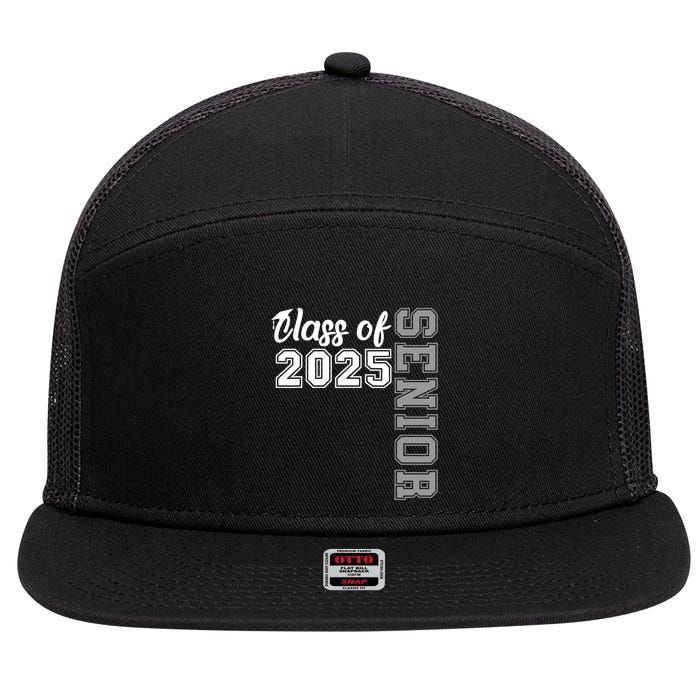 Graduation 2025 7 Panel Mesh Trucker Snapback Hat