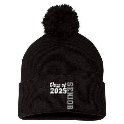 Graduation 2025 Pom Pom 12in Knit Beanie