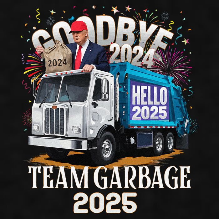 Goodbye 2024 Hello 2025 Happy New Year 2025 Team Garbage Ladies PosiCharge Tri-Blend Wicking Tank