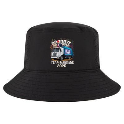 Goodbye 2024 Hello 2025 Happy New Year 2025 Team Garbage Cool Comfort Performance Bucket Hat