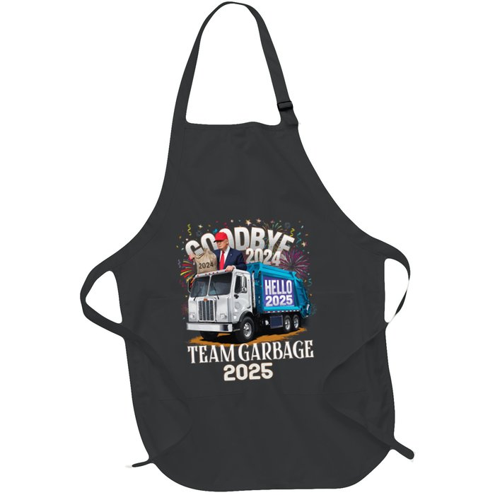 Goodbye 2024 Hello 2025 Happy New Year 2025 Team Garbage Apron
