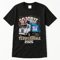 Goodbye 2024 Hello 2025 Happy New Year 2025 Team Garbage Tall T-Shirt