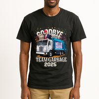 Goodbye 2024 Hello 2025 Happy New Year 2025 Team Garbage Tall T-Shirt
