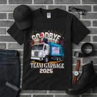 Goodbye 2024 Hello 2025 Happy New Year 2025 Team Garbage Tall T-Shirt