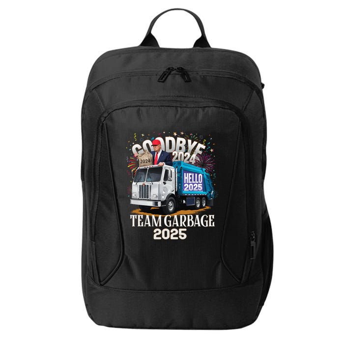 Goodbye 2024 Hello 2025 Happy New Year 2025 Team Garbage City Backpack