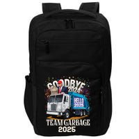 Goodbye 2024 Hello 2025 Happy New Year 2025 Team Garbage Impact Tech Backpack