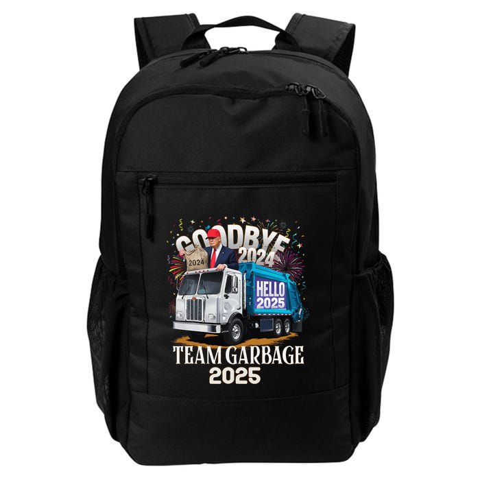 Goodbye 2024 Hello 2025 Happy New Year 2025 Team Garbage Backpack