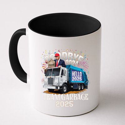 Goodbye 2024 Hello 2025 Happy New Year 2025 Team Garbage Mug