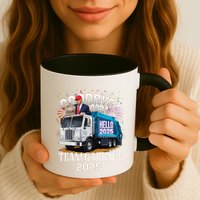 Goodbye 2024 Hello 2025 Happy New Year 2025 Team Garbage Mug