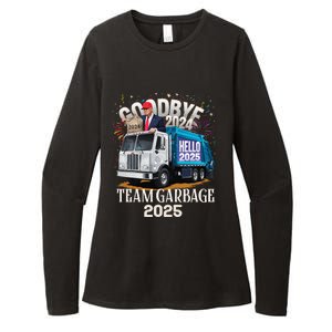 Goodbye 2024 Hello 2025 Happy New Year 2025 Team Garbage Womens CVC Long Sleeve Shirt