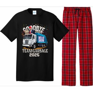 Goodbye 2024 Hello 2025 Happy New Year 2025 Team Garbage Pajama Set